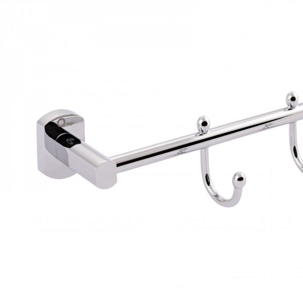 Тримач для рушника Qtap Liberty 3 гачка 365 мм QTLIBCRM11543 Chrome SD00031715