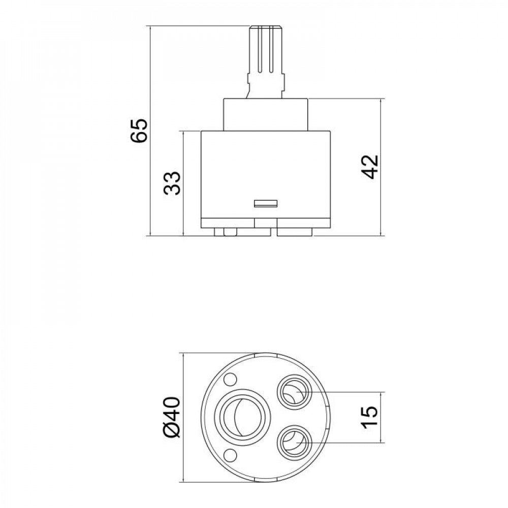 Картридж для змішувача Lidz Repair 40 (k40) LDREP4025840 SD00031937
