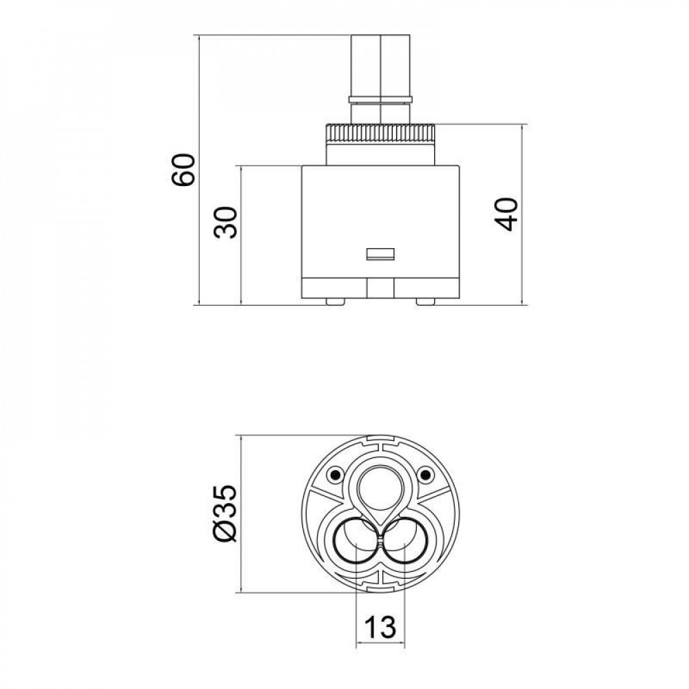 Картридж для змішувача Lidz Repair 35 (k35) LDREP3525841 SD00031938