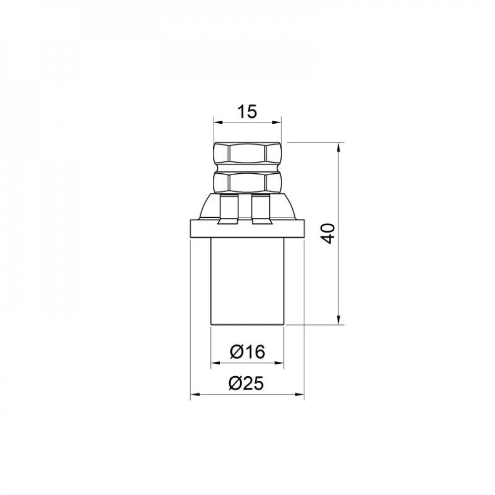 Заглушка прес Icma 16х2 №417 SD00032946