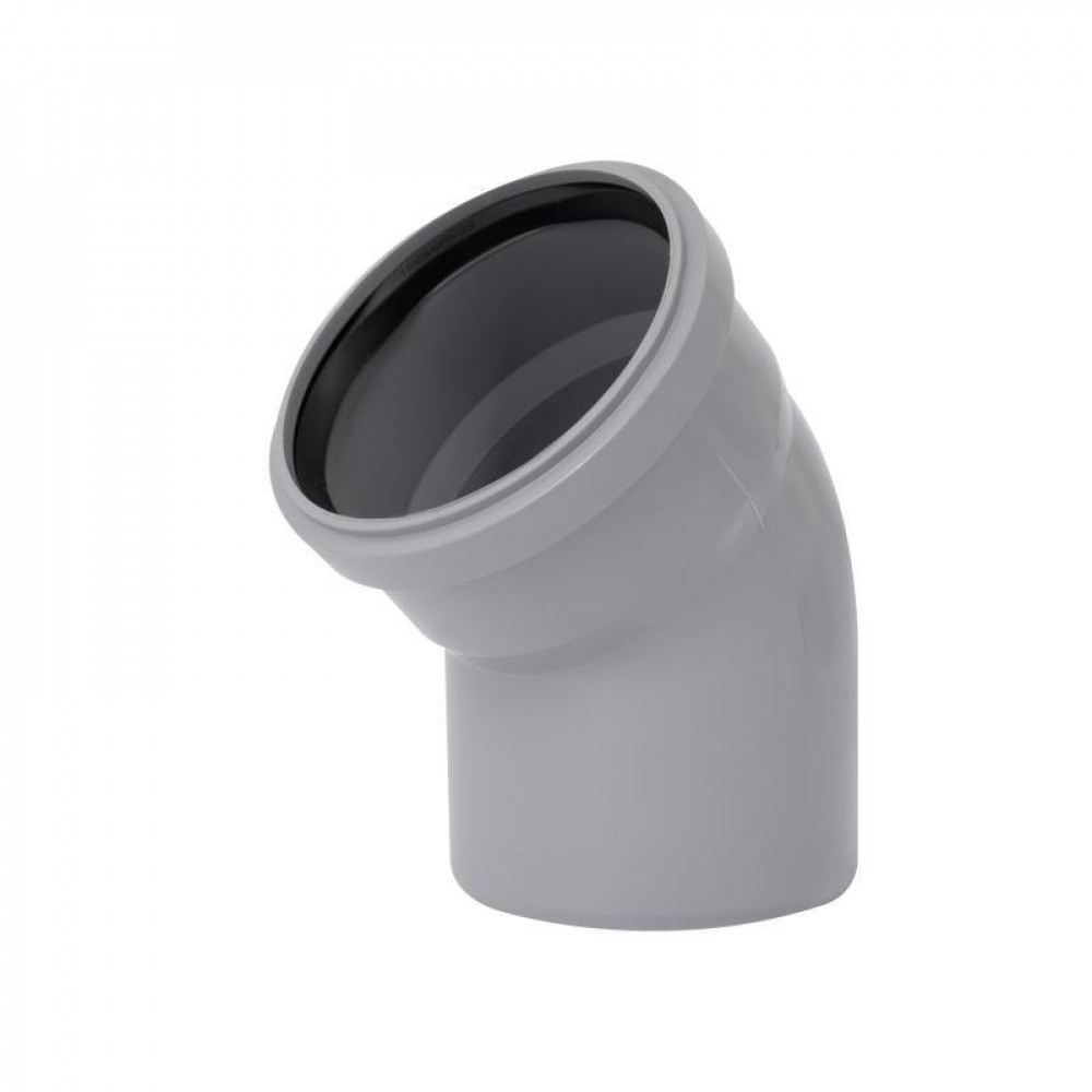 Коліно PPR каналізаційне TA Sewage 110, 45° SD00034418
