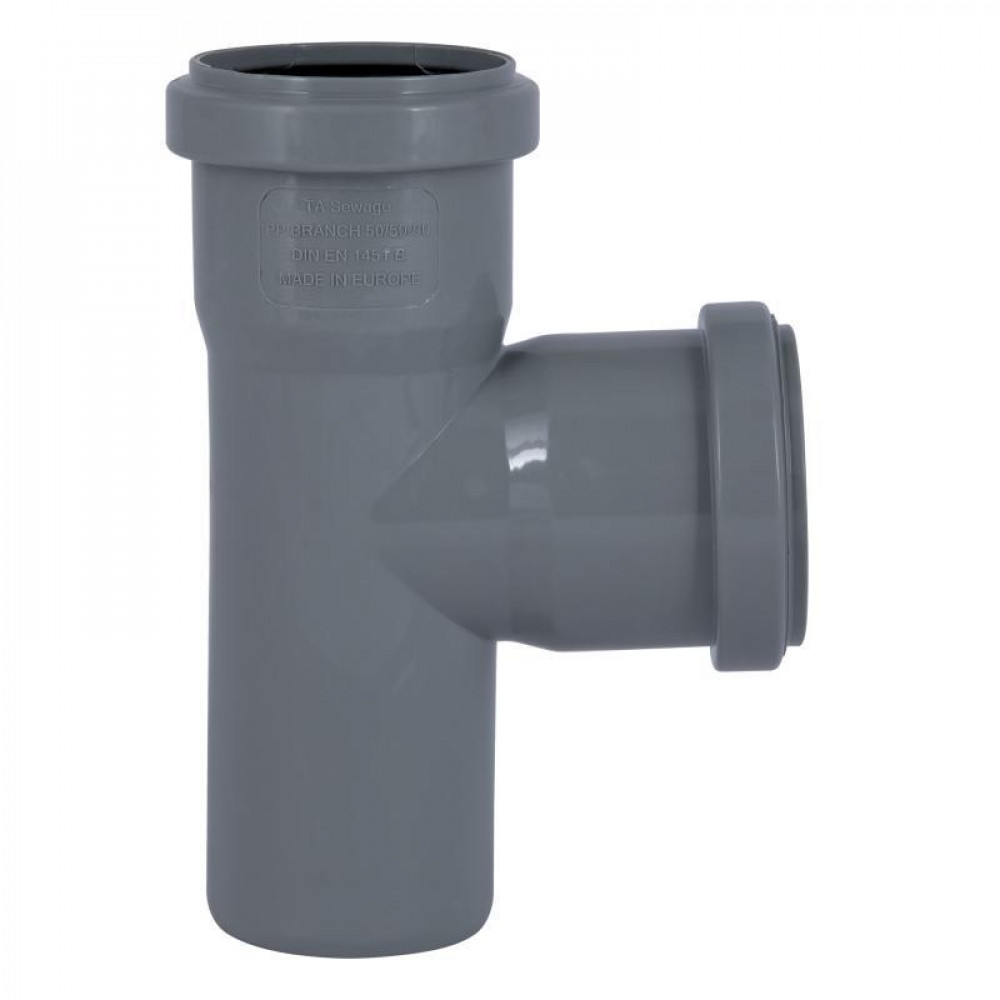 Трійник PPR каналізаційний TA Sewage 50, 90° SD00034435