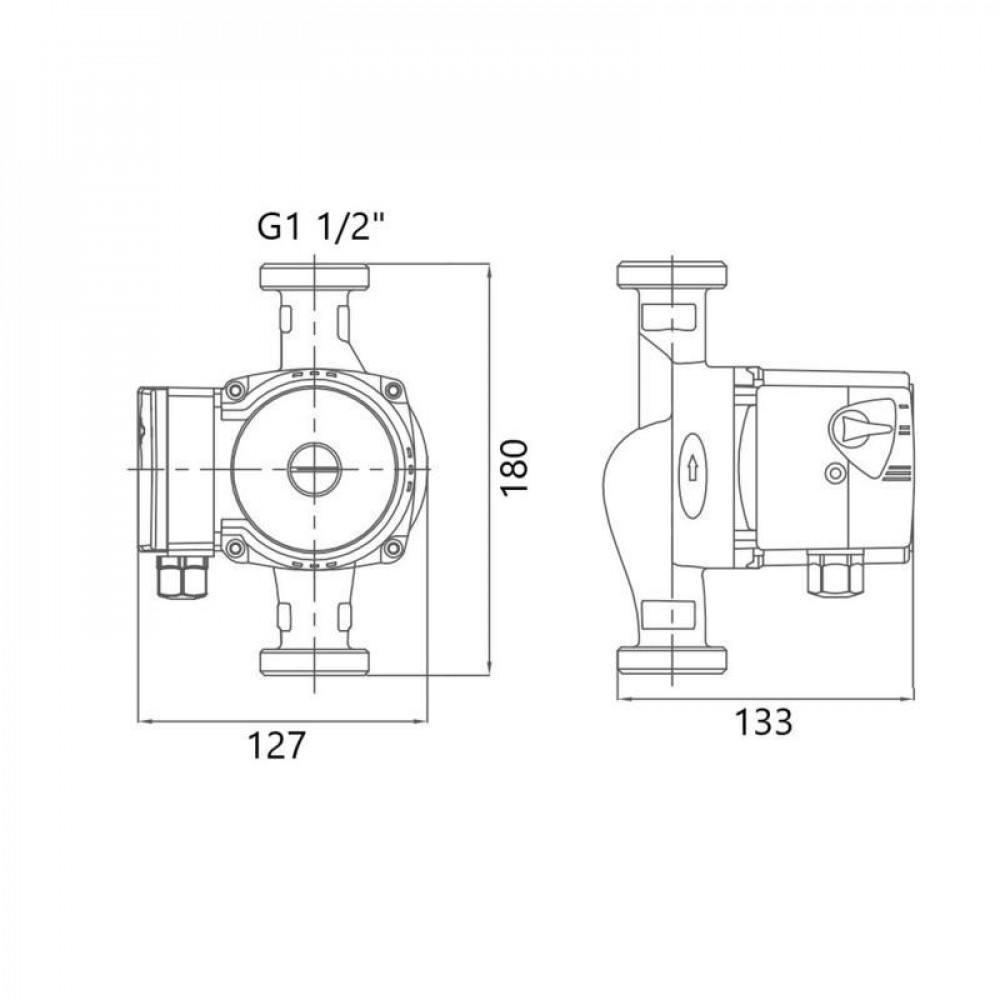 Насос циркуляційний GRS UPS 25/60/180 SD00034608