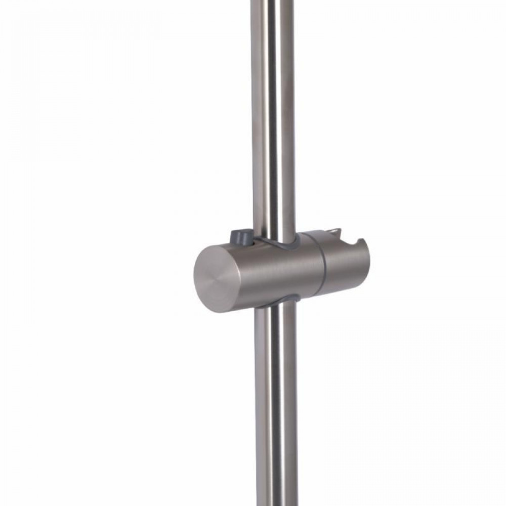 Душова стійка з тримачем універсальна Lidz Niagara 320 660 мм округла LDNIA320NKS28543 Nickel SD00034640