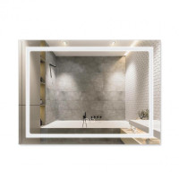 Зеркало Qtap Mideya (DC-F904) 800х600 с LED-подсветкой Touch, с димером QT2078F904W