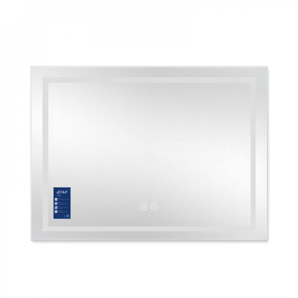 Дзеркало Qtap Mideya (DC-F904) 800х600 з LED-підсвічуванням Touch, з димером QT2078F904W SD00034651