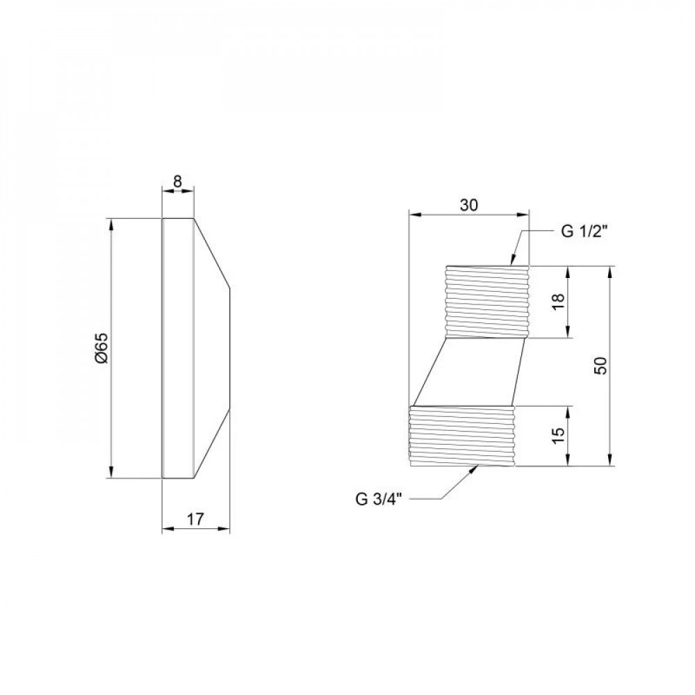 Ексцентрик для змішувача Lidz Repair 013 LDREP01329477 SD00035576