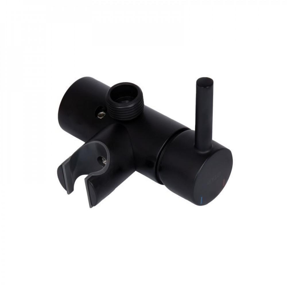 Набор для гігієнічного душу Qtap Inspai-Varius округлий QTINSVARBСRV00440001 Black Matt SD00035723