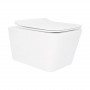 Унітаз підвісний Qtap Crow безобідковий з сідінням Soft-close QT05335170W SD00036222