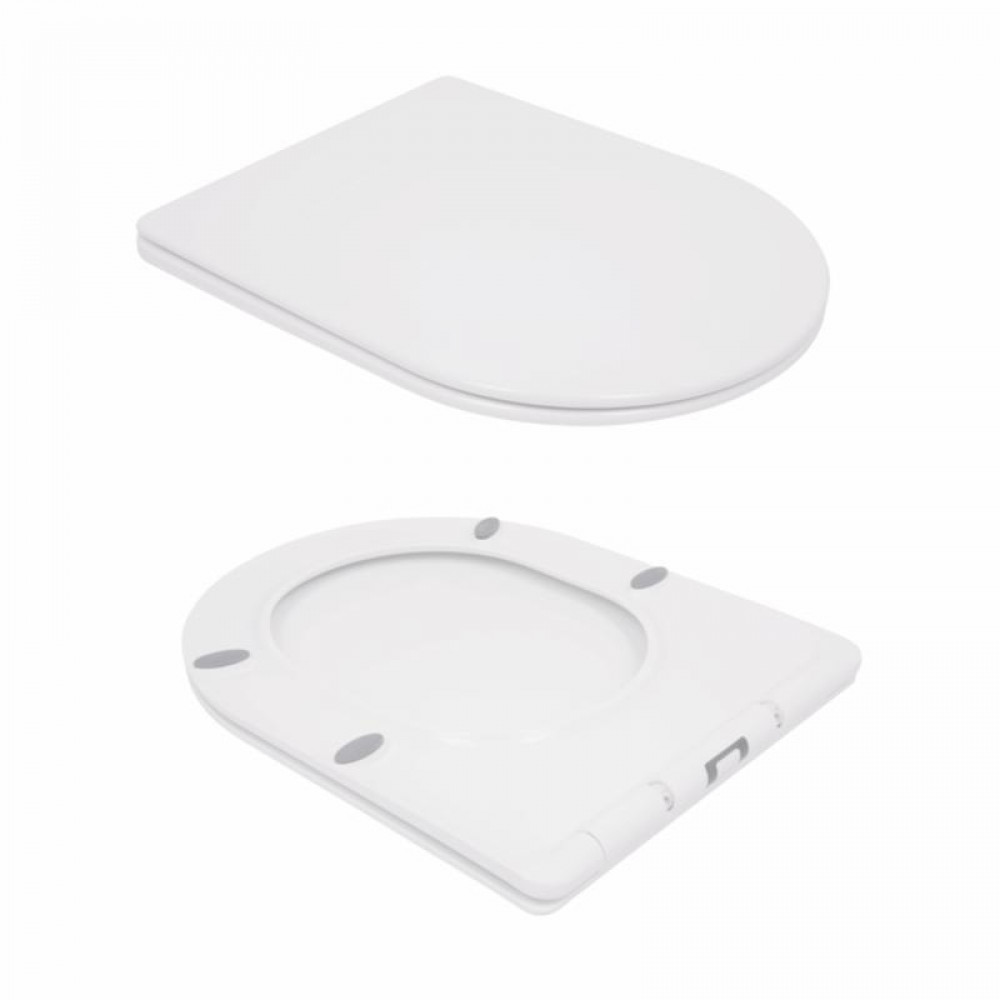 Унітаз підвісний Qtap Swan безобідковий з сідінням Soft-close QT16335178W SD00036227