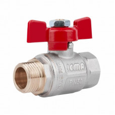 Кран кульовий Icma 1/2" прямий №351