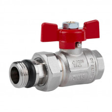 Кран кульовий "Американка" Icma 1/2" з антипротіканням прямий №348