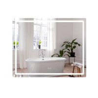 Дзеркало Qtap Mideya (DC-F910) 1000х800 з LED-підсвічуванням Touch, з антизапотіванням, димером QT2078F910W