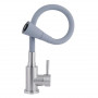 Змішувач для кухні Lidz Aria 015F31 з гнучким виливом (k35) LDARI015F31GNK31871 Grey / Nickel SD00037972