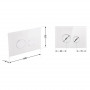 Панель змиву для унітаза Qtap Nest QT0111V1164GW SD00038771