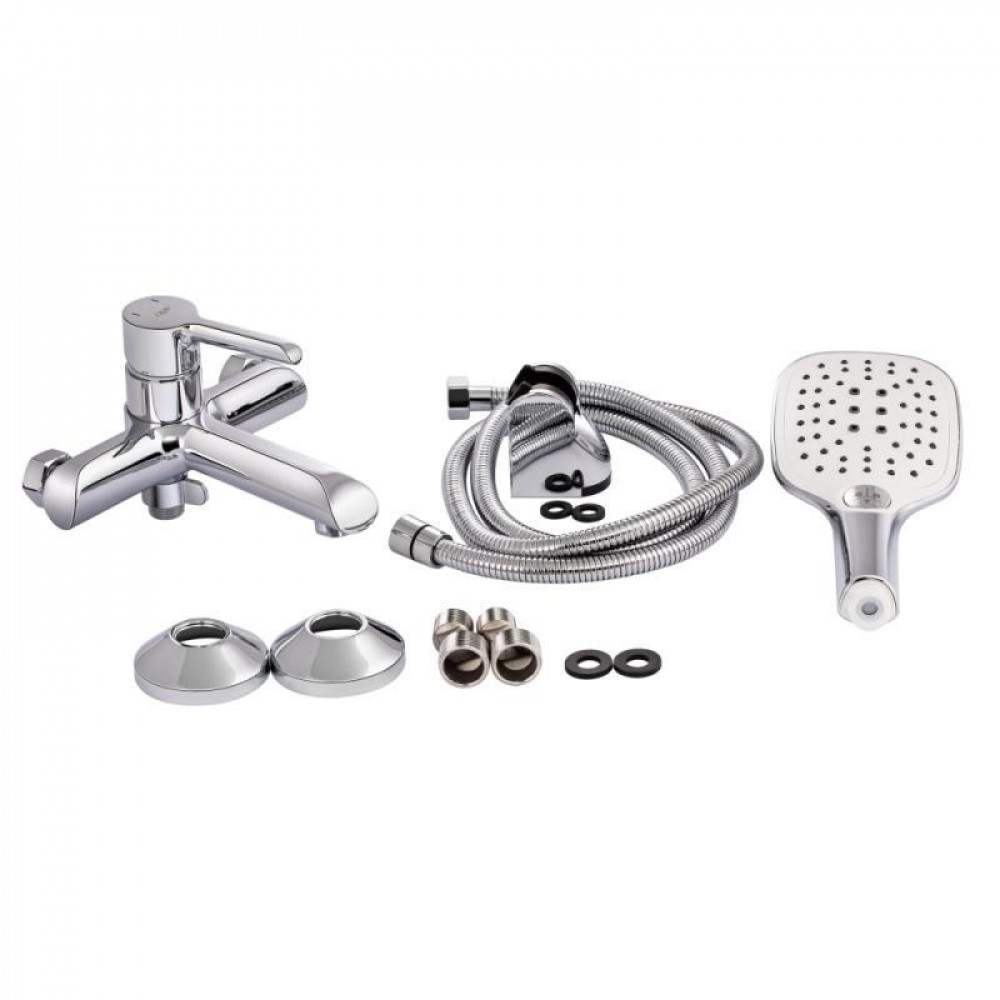 Змішувач для ванни Qtap Grand (з душовим гарнітуром) QTGRACRM006 Chrome SD00039601