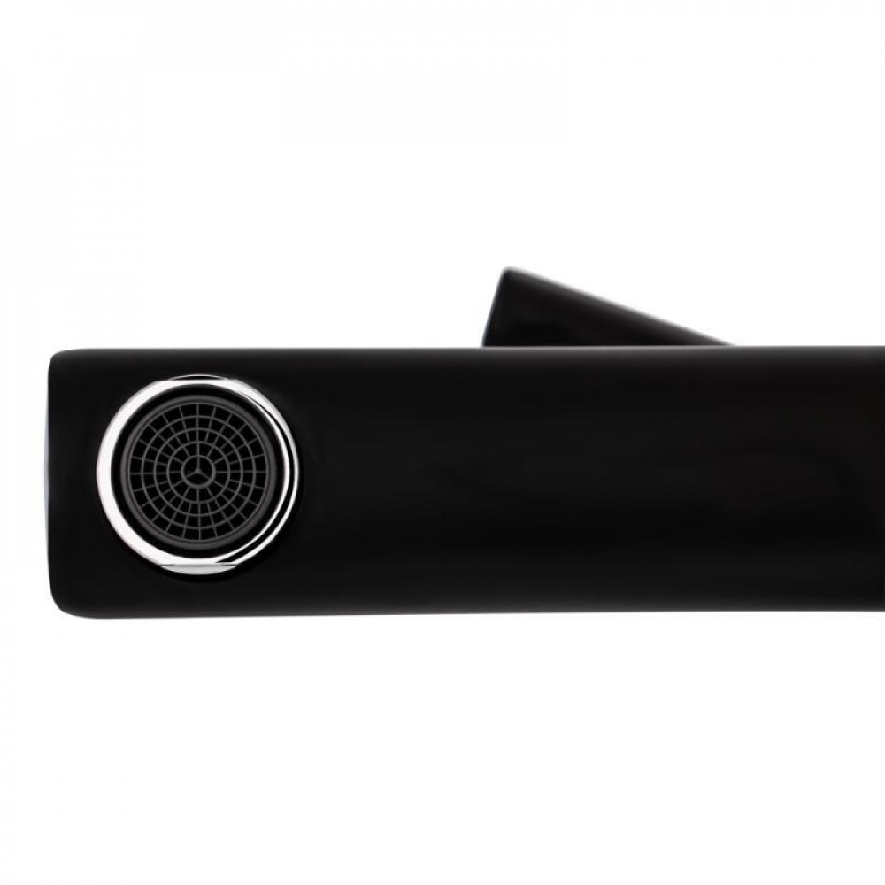 Смеситель для ванны Qtap Grand (с душевым гарнитуром) QTGRABCR006 Chrome/Black SD00039606