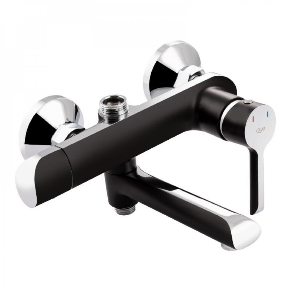 Душова система універсальна Qtap Grand на три споживача (з виливом) QTGRABCR1004 Chrome/Black SD00039609