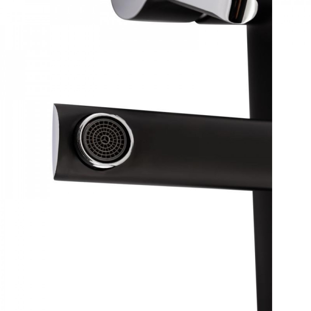 Душова система універсальна Qtap Grand на три споживача (з виливом) QTGRABCR1004 Chrome/Black SD00039609