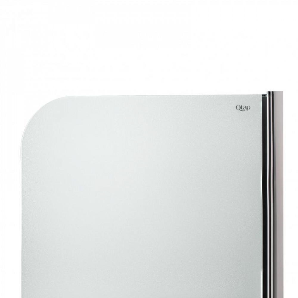 Штора на ванну Qtap Standard CRM407513APR скло Pear 6 мм, 75х130 см, права SD00039719