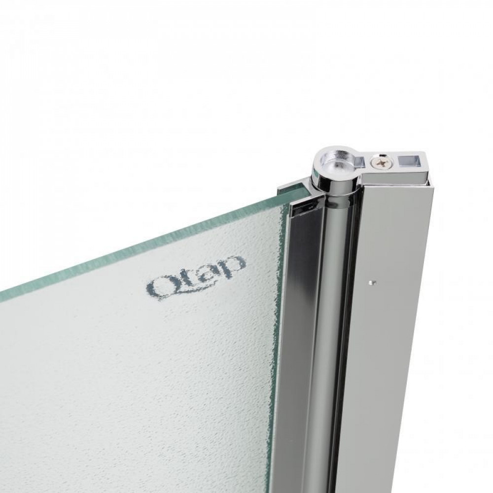 Штора на ванну Qtap Standard CRM407513APR скло Pear 6 мм, 75х130 см, права SD00039719