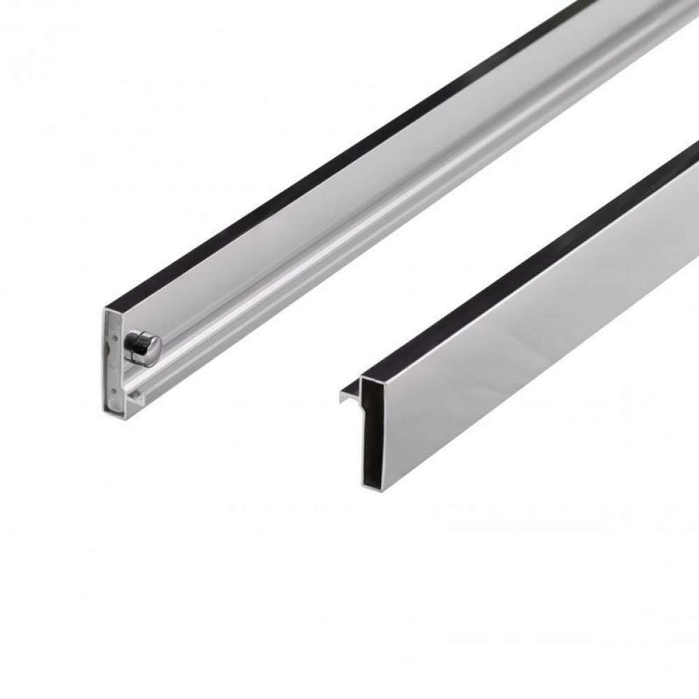 Душові двері в нішу Qtap Taurus CRM201-11.C6 97-108x185 см, скло Clear 6 мм, покриття CalcLess SD00039722