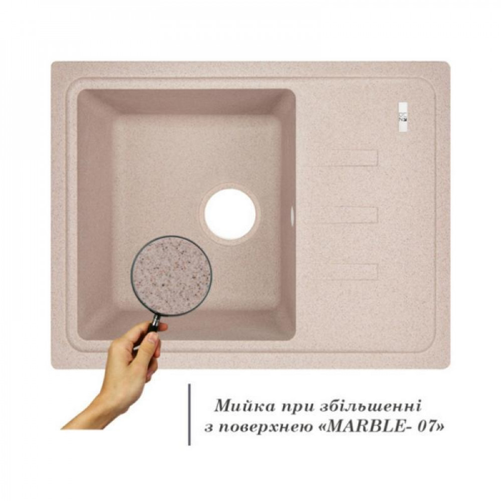 Кухонна мийка Lidz 620x435/200 MAR-07 (LIDZMAR07620435200) SD00039760