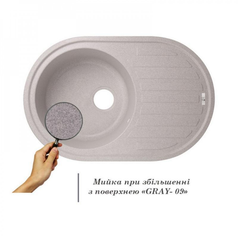 Кухонная мойка Lidz 780x500/200 GRA-09 (LIDZGRA09780500200) SD00039795