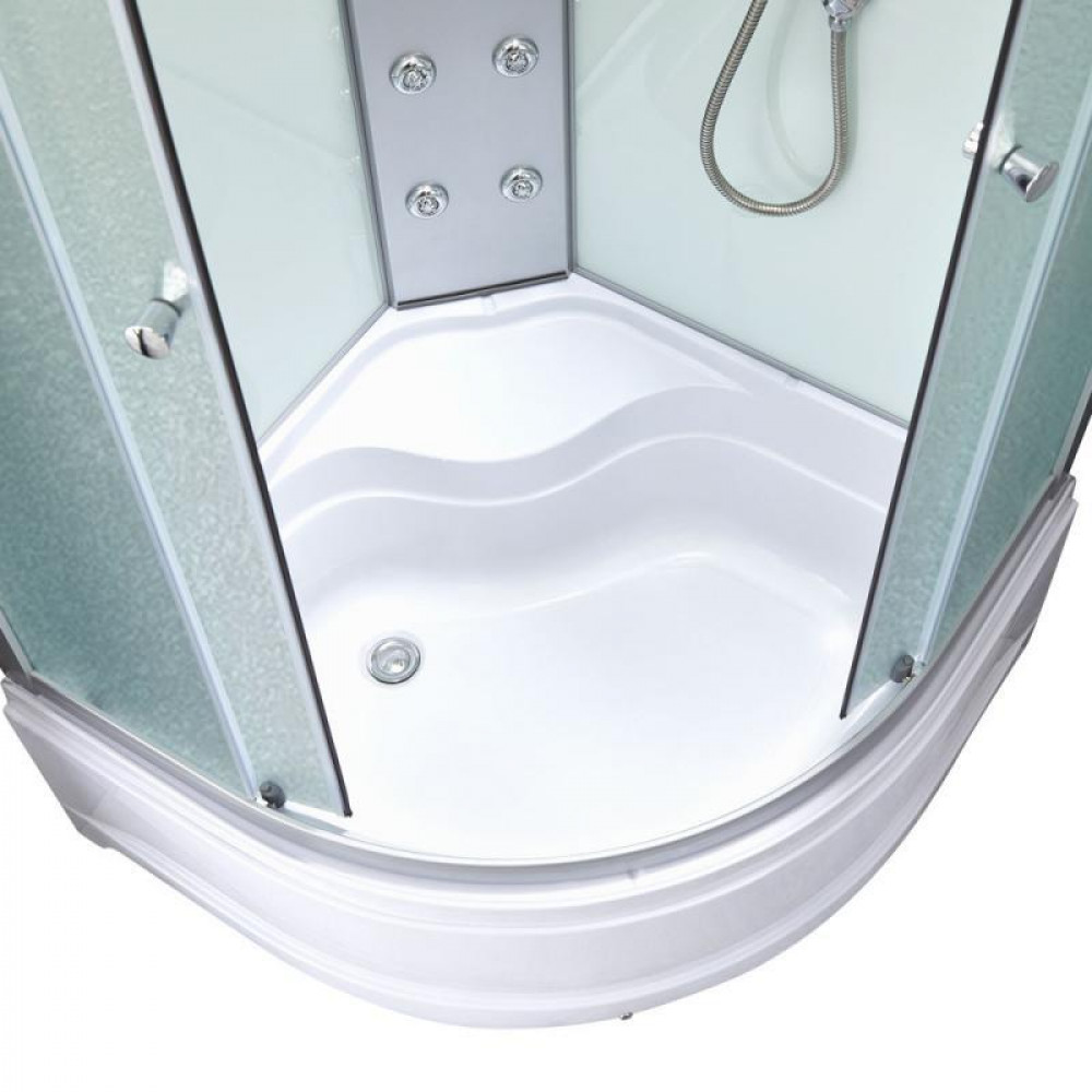 Гидромассажный бокс Lidz Tani SBM90x90.SAT.HIGH.FR, стекло Frost 4 мм SD00039864