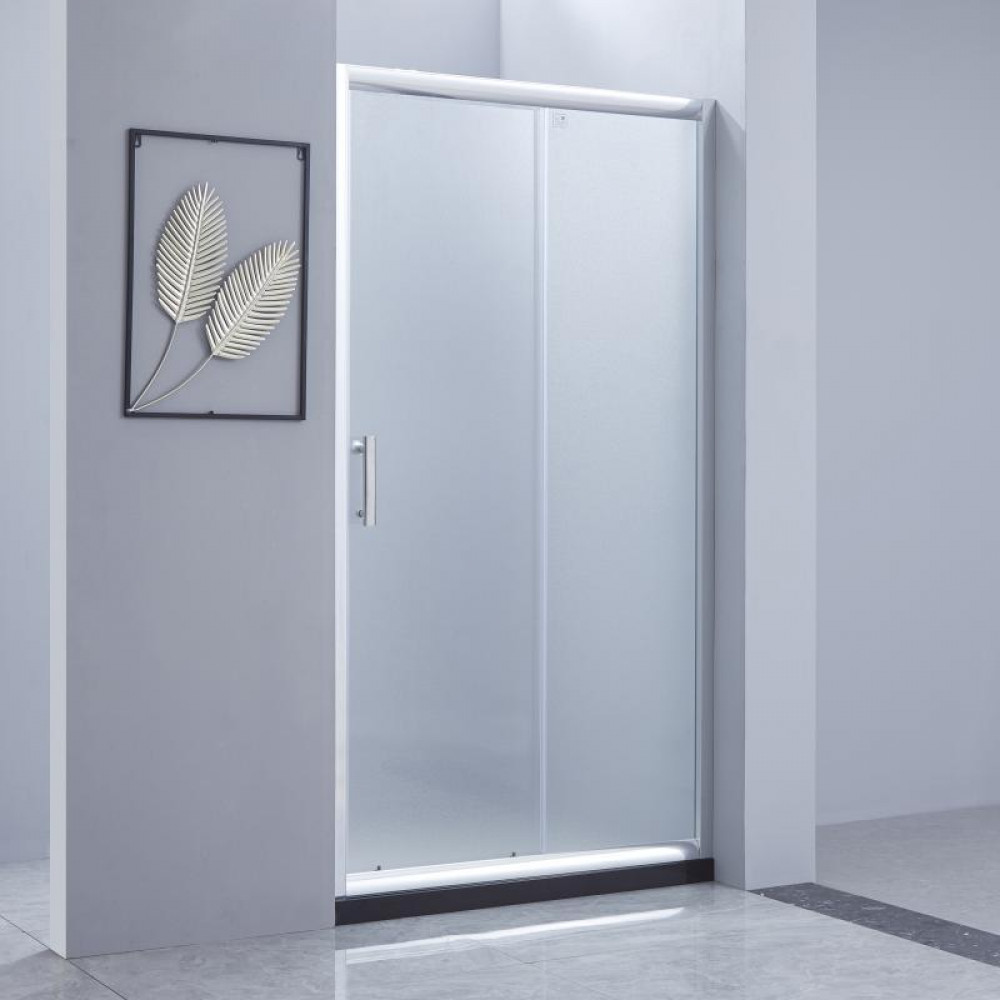 Душові двері в нішу Lidz Zycie SD100x185.CRM.FR, скло Frost 5 мм SD00039877