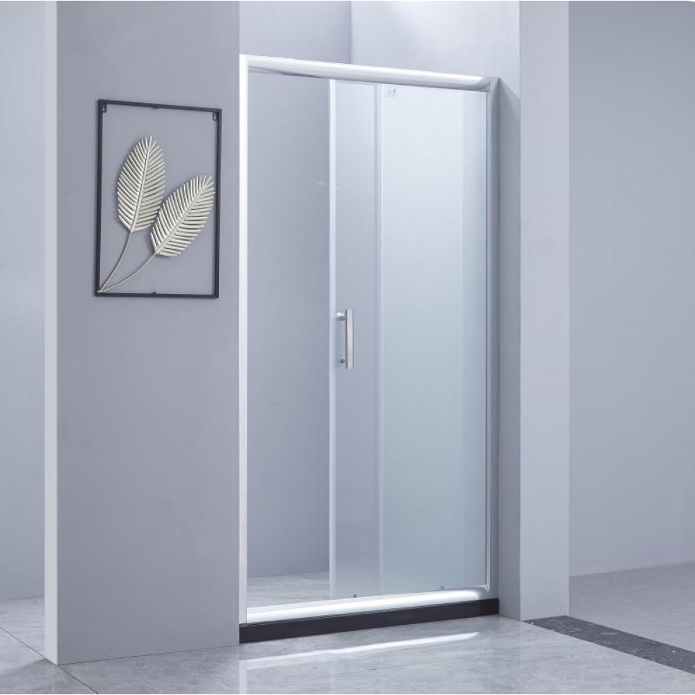 Душові двері в нішу Lidz Zycie SD100x185.CRM.FR, скло Frost 5 мм SD00039877