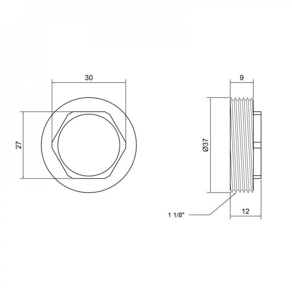Гайка для змішувача Lidz Repair D-35 LDREP3534773 SD00040877