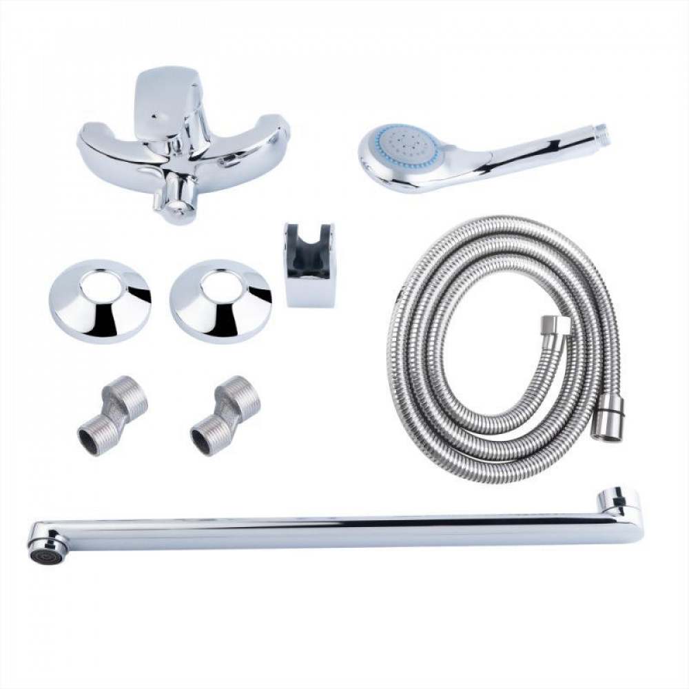 Змішувач для ванни Lidz Mars 005 з поворотним виливом (з душовим гарнітуром) (k40) LDMAR005CRM34853 Chrome SD00040957