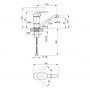 Змішувач для кухні Lidz Mars 003M (k40) LDMAR003MCRM34878 Chrome SD00040982
