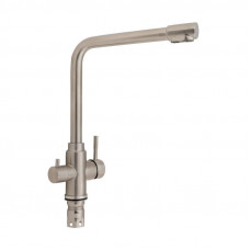 Змішувач для кухні Lidz Aria 020F1 з підключенням для питної води (k35) LDARI020F1NKS34941 Nickel