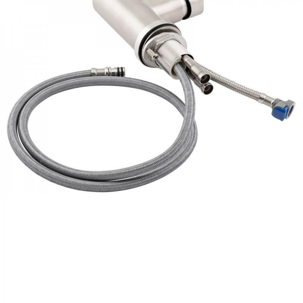 Смеситель для кухни Lidz Aria 015FL1 с выдвижным изливом (k35) LDARI015FL1NKS34944 Nickel SD00041048