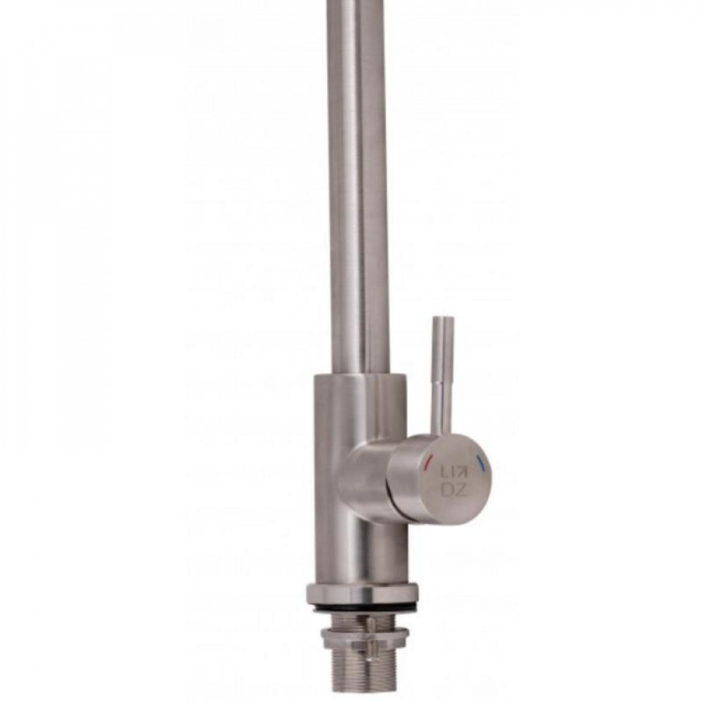 Змішувач для кухні Lidz Aria 015FL з висувним виливом (k35) LDARI015FLNKS34945 Nickel SD00041049