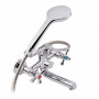 Змішувач для ванни Lidz Lamb 142 з поворотним виливом двохвентильний (з душовим гарнітуром) LDLAM142CRM35081 Chrome SD00041185