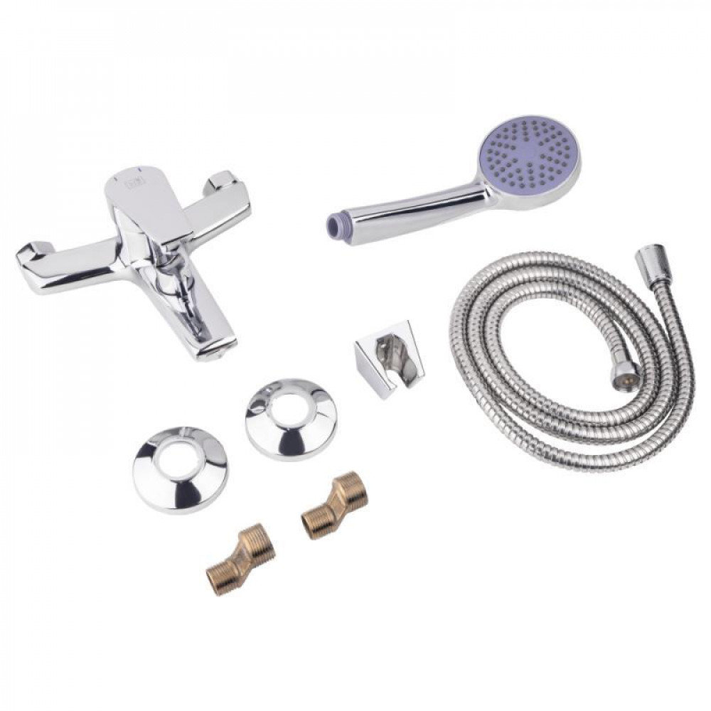 Змішувач для ванни Lidz Gloria 006 (з душовим гарнітуром) (k35) LDGLO006CRM35118 Chrome SD00041222