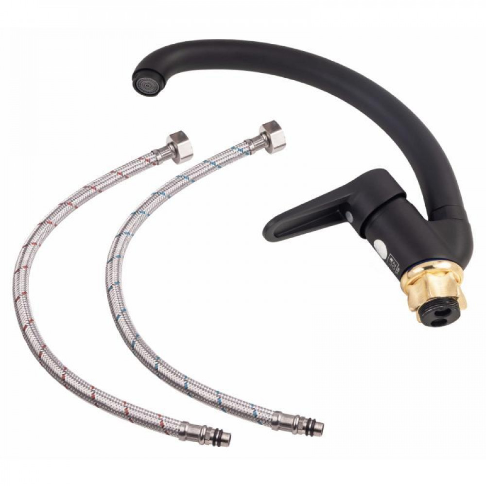 Змішувач для кухні Lidz Nicole 008F (k35) LDNIC008FBLA35181 Black SD00041285