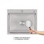 Мийка для кухні інтегрована Lidz Handmade H6050 (LDH6050BRU35371) Brushed Steel 3,0/1,0 мм SD00041475