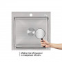 Мийка для кухні інтегрована Lidz Handmade H5050 (LDH5050BRU35375) Brushed Steel 3,0/1,0 мм SD00041479