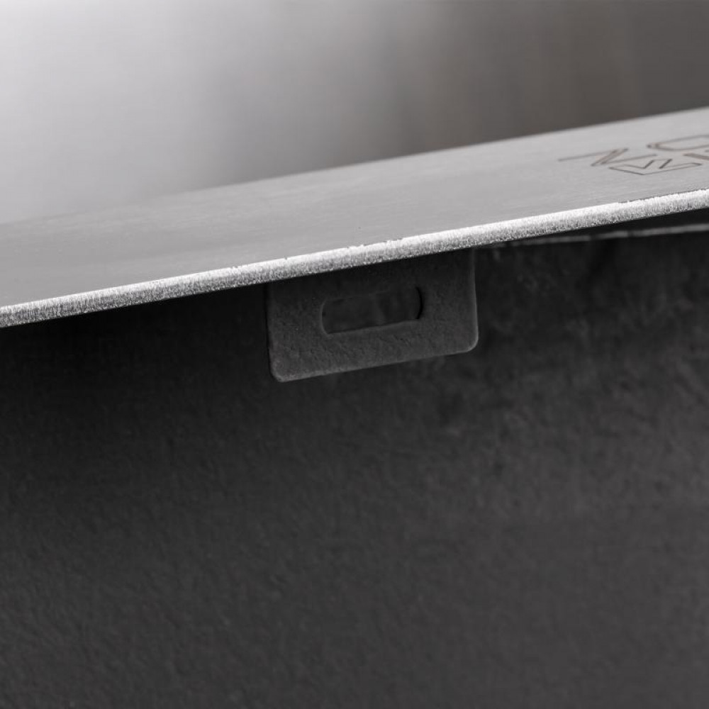 Мийка для кухні інтегрована Lidz Handmade H5050 (LDH5050BRU35375) Brushed Steel 3,0/1,0 мм SD00041479