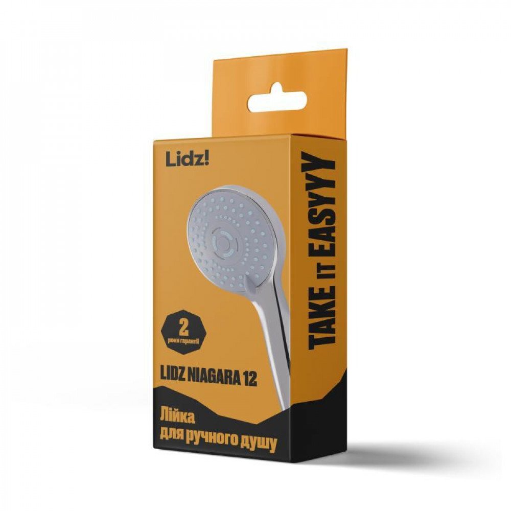 Лійка для ручного душу Лейки Lidz Niagara 12 98 мм округла LDNIA12CRM35443 Chrome SD00041547