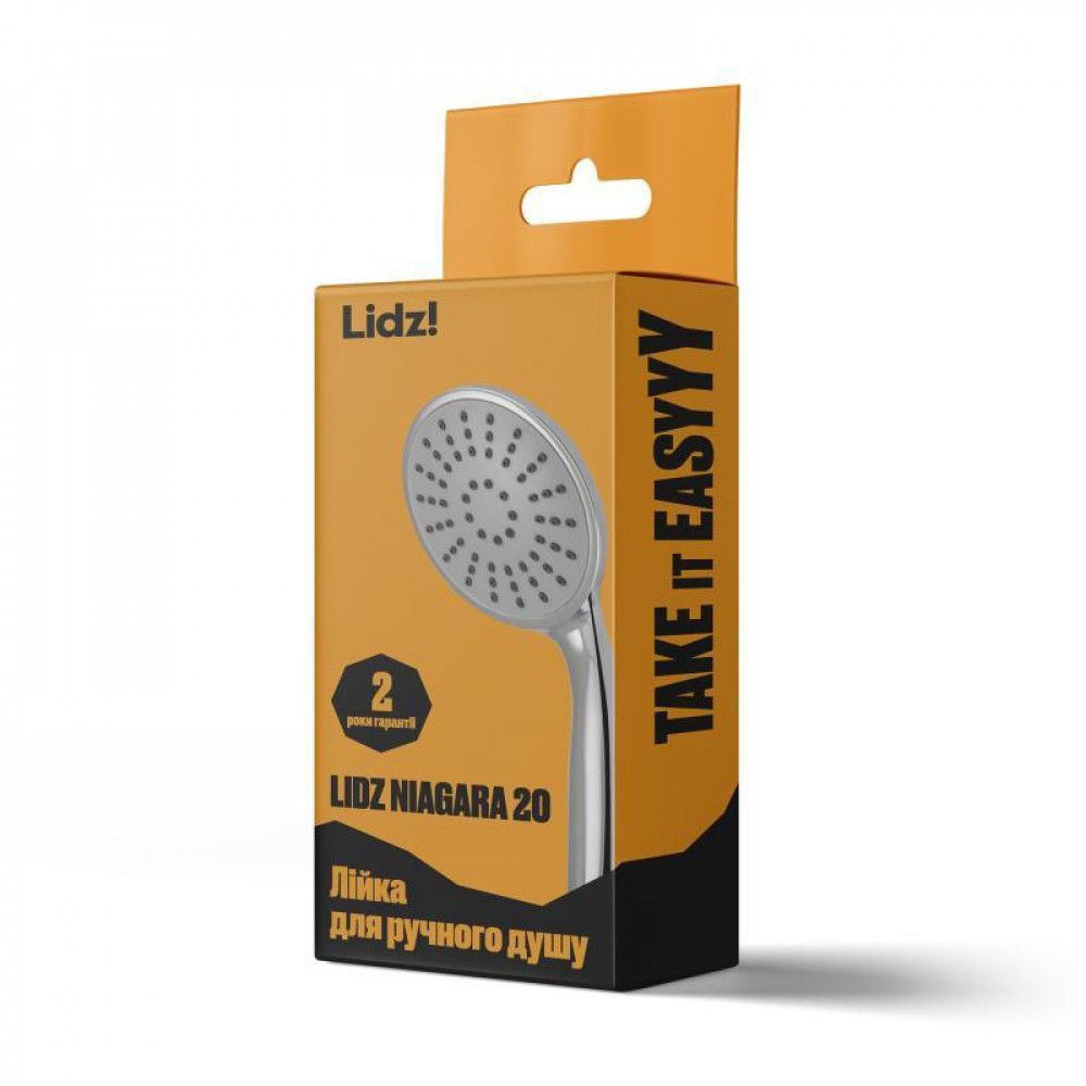 Лійка для ручного душу Лейки Lidz Niagara 20 80 мм округла LDNIA20CRM35448 Chrome SD00041552