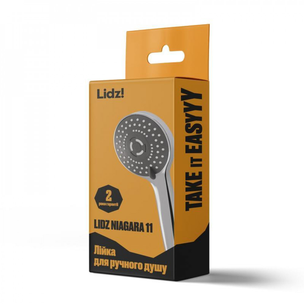 Лійка для ручного душу Лейки Lidz Niagara 11 98 мм округла LDNIA11CRM35464 Chrome SD00041568