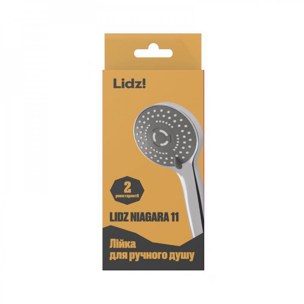 Лійка для ручного душу Лейки Lidz Niagara 11 98 мм округла LDNIA11CRM35464 Chrome SD00041568