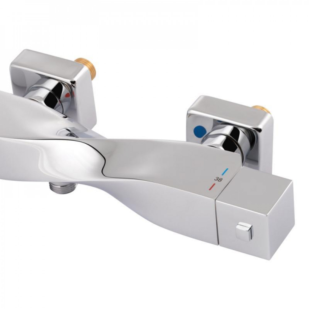 Смеситель для душа Qtap Zkrouceny термостатический QTZKR40T105C Chrome SD00041868