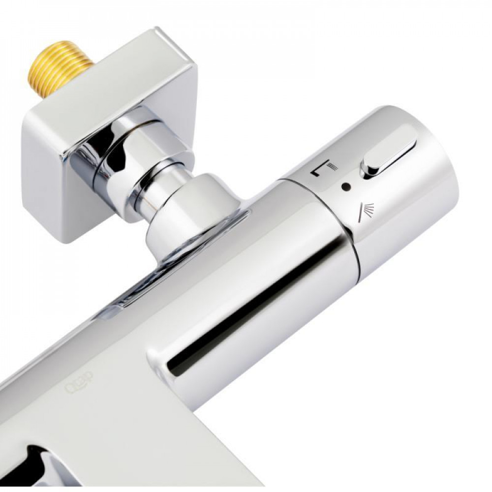 Змішувач для ванни Qtap Votice термостатичний QVTC30T105GC Chrome SD00041870