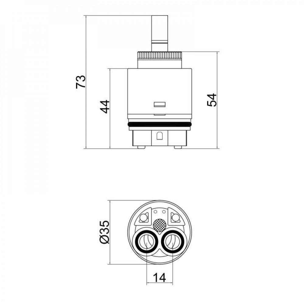 Картридж для змішувача Lidz Repair 35N (k35) LDREP35N35778 SD00041881